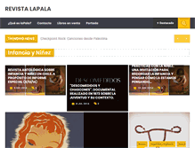 Tablet Screenshot of lapala.cl